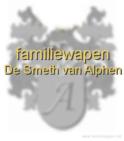 familiewapen De Smeth van Alphen