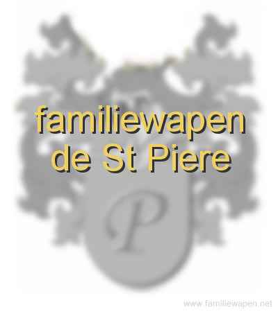 familiewapen de St Piere