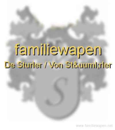 familiewapen De Sturler / Von Stürler