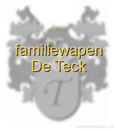 familiewapen De Teck