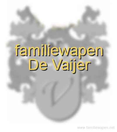 familiewapen De Vaijer