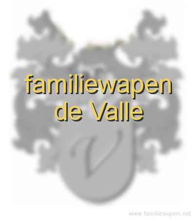 familiewapen de Valle