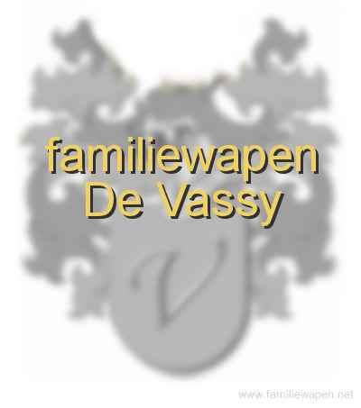 familiewapen De Vassy