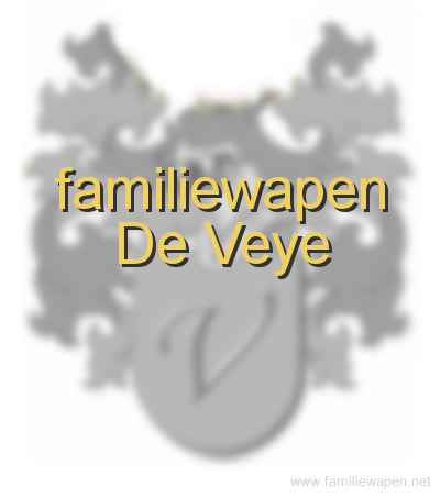 familiewapen De Veye