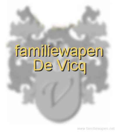 familiewapen De Vicq