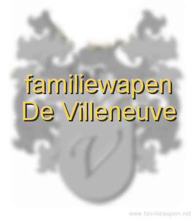 familiewapen De Villeneuve