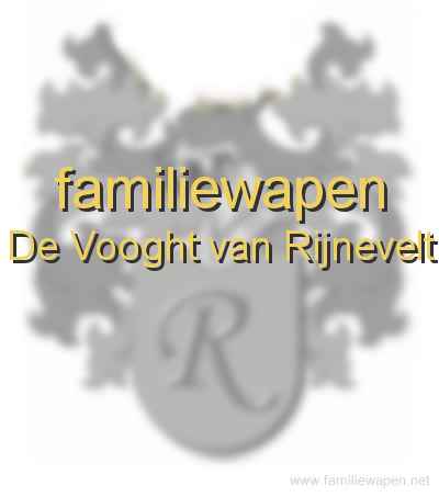 familiewapen De Vooght van Rijnevelt