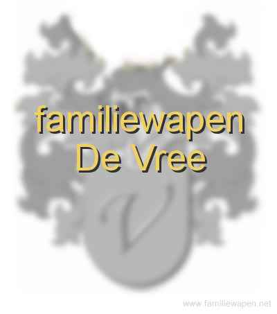 familiewapen De Vree