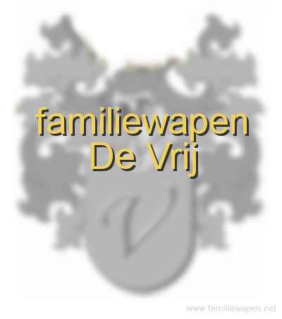 familiewapen De Vrij