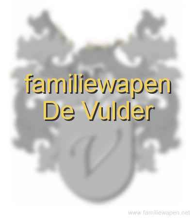 familiewapen De Vulder