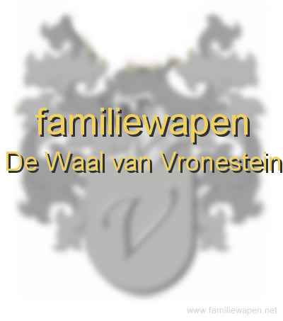 familiewapen De Waal van Vronestein