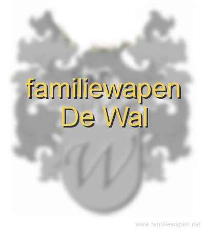 familiewapen De Wal