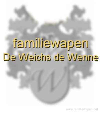 familiewapen De Weichs de Wenne