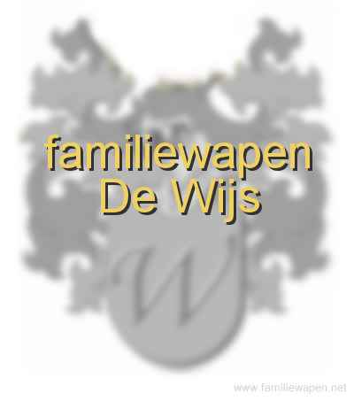 familiewapen De Wijs