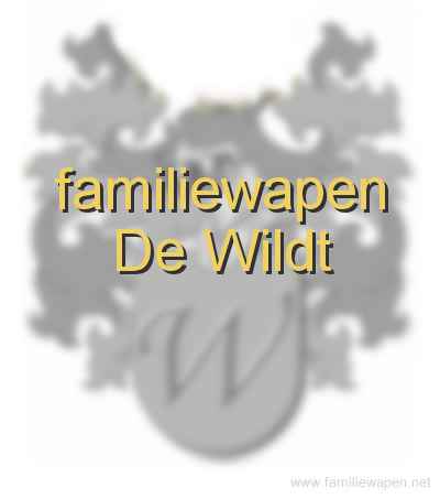 familiewapen De Wildt