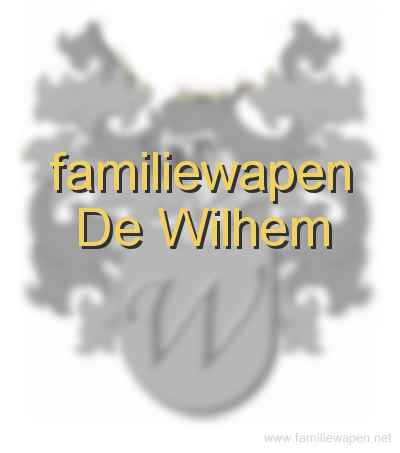 familiewapen De Wilhem