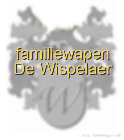 familiewapen De Wispelaer