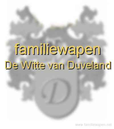 familiewapen De Witte van Duveland