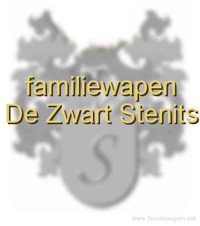 familiewapen De Zwart Stenits