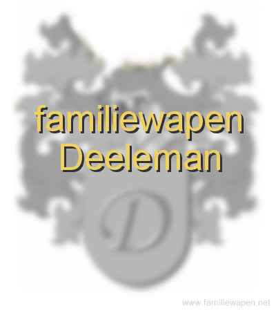 familiewapen Deeleman