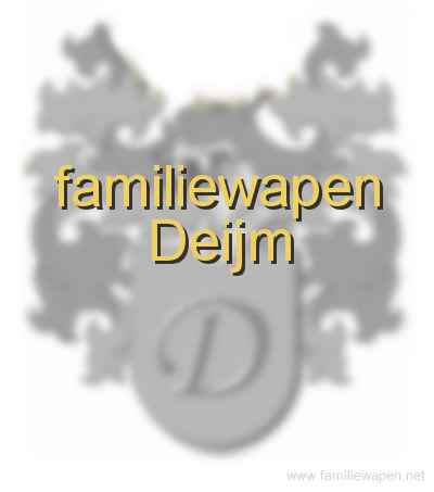 familiewapen Deijm