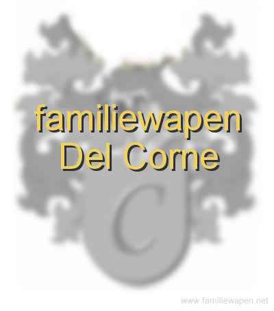 familiewapen Del Corne