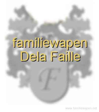 familiewapen Dela Faille