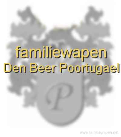 familiewapen Den Beer Poortugael