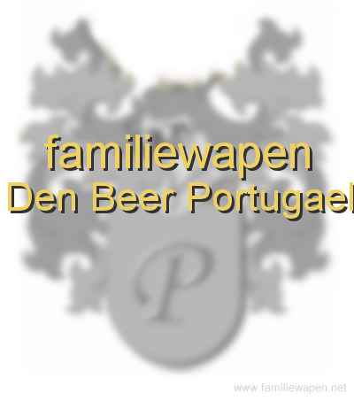 familiewapen Den Beer Portugael