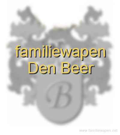 familiewapen Den Beer