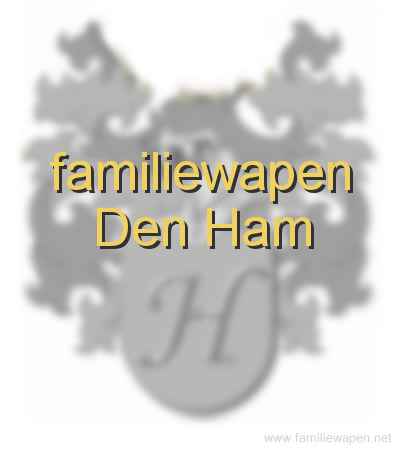 familiewapen Den Ham