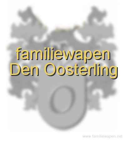 familiewapen Den Oosterling