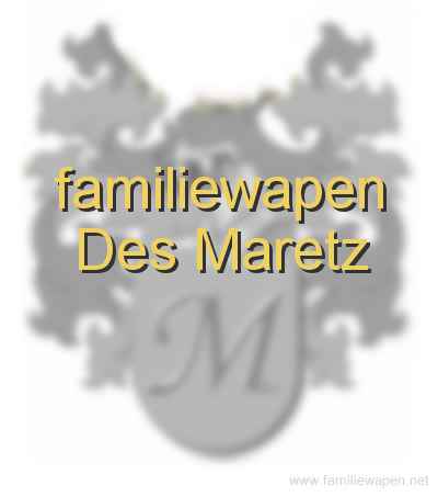 familiewapen Des Maretz