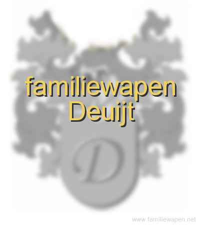 familiewapen Deuijt