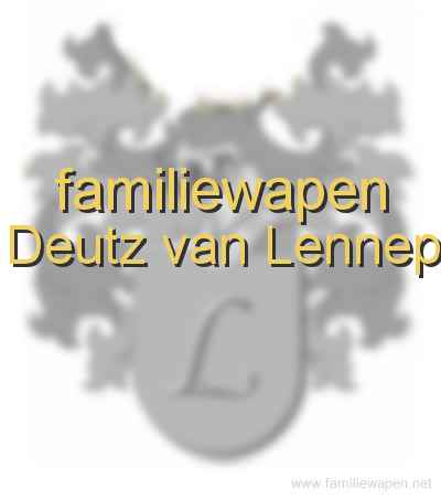 familiewapen Deutz van Lennep