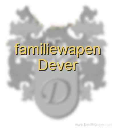 familiewapen Dever