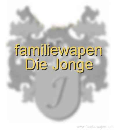 familiewapen Die Jonge