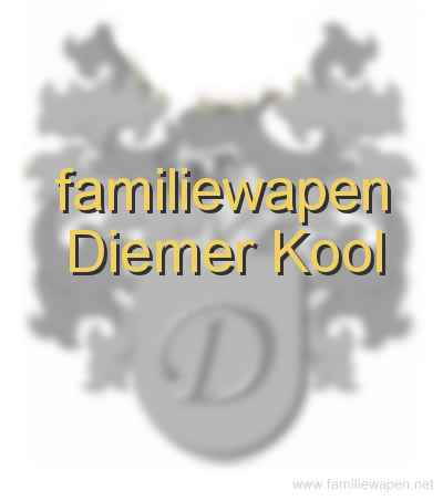 familiewapen Diemer Kool