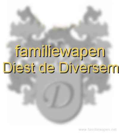 familiewapen Diest de Diversem