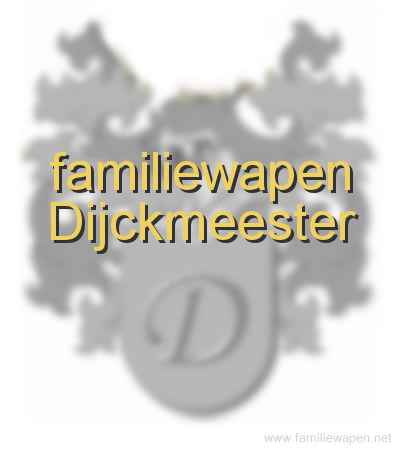 familiewapen Dijckmeester