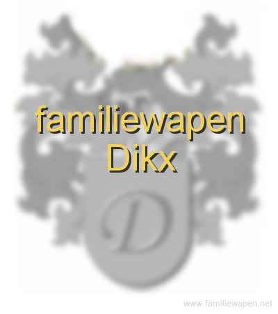 familiewapen Dikx