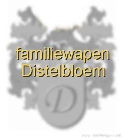 familiewapen Distelbloem