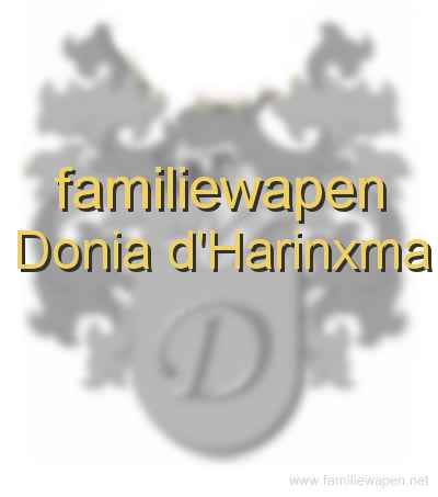 familiewapen Donia d'Harinxma