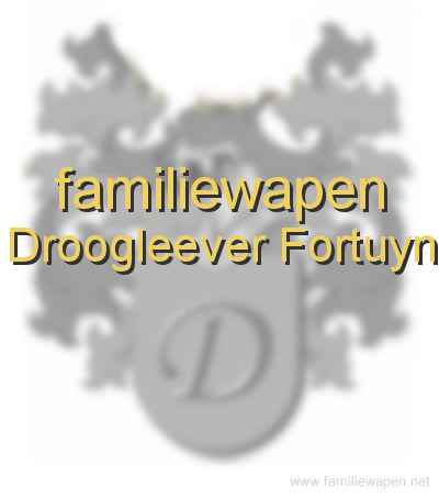 familiewapen Droogleever Fortuyn