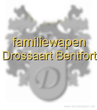 familiewapen Drossaart Bentfort