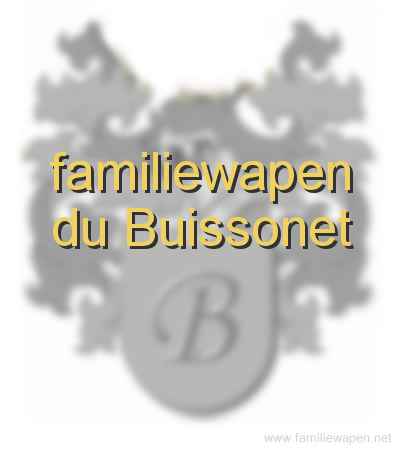 familiewapen du Buissonet