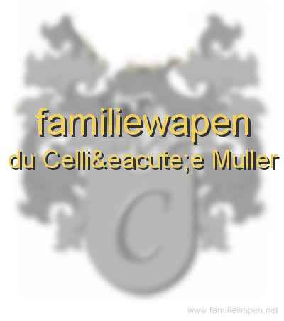 familiewapen du Celliée Muller