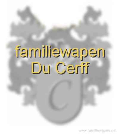 familiewapen Du Cerff