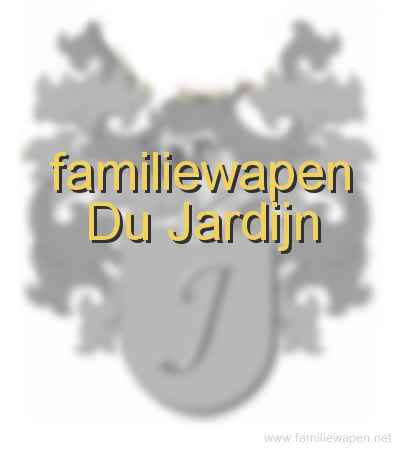 familiewapen Du Jardijn