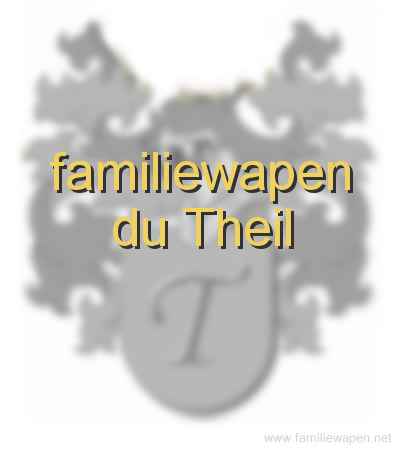 familiewapen du Theil